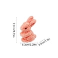 thumbnail image 3 of Yusimy Easter Rabbit Foam Colorful Furry Rabbits Easter Party Ornaments Wreath Flower Branch Accessories Decor, 3 of 6