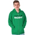 thumbnail image 5 of Don't Litter Earth Day Pro-Recycle Zip Up Hoodie Men's Women's Brisco Brands X, 5 of 6