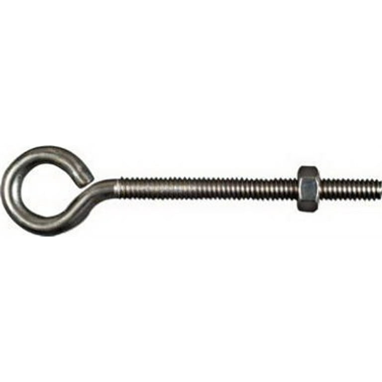 National #0 Stainless Steel Large Screw Eye