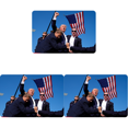 thumbnail image 1 of Placa Metal Vintage Donald Trump Asesinato Pintura Hierro Rectangular 30x20cm, 1 of 8