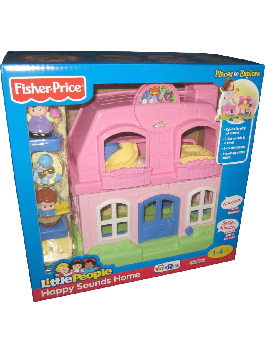 Fisher Price Fisher Price Little People Happy Sounds Home Playset