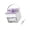 Lavender ice tray, variant on Multipurpose Ice Mold with Storage Drawer Large Capacity Transparency Lid Tray For Refrigerator Use