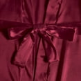 thumbnail image 5 of XIAONU Women's 4 Piece Satin Sleep Set With Lace Trim Belted Robe Camisole Shorts And Panty Soft Elegant Nightwear, 5 of 5