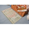 thumbnail image 4 of Small Rugs, Vintage Rug, Turkish Rug, Antique Oushak Rugs, Rugs For Entry, 2x3.3 ft Orange Rug, Floor Rugs, Handwoven Bath Mat, 13411, 4 of 10