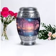 thumbnail image 4 of Magical Moonlit Forest Cremation Urns For Men - Ash Urns For Women - Large Urns For Human Ashes Adult Male - Urns For Human Men - Ashes Urns For Human with Velvet Bag Large, Funeral Urns, 10 Inches, 4 of 5