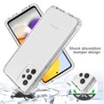 thumbnail image 4 of Mantto Samsung A52 Case 5G/4G, Full Body Clear Protection Case - Shock Proof edges Slim Hybrid Back Silicone Rubber TPU Bumper Gradient Phone Case for Samsung Galaxy A52 5G/4G - Clear, 4 of 8