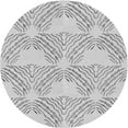 thumbnail image 1 of Ahgly Company Machine Washable Indoor Round Transitional Platinum Gray Area Rugs, 3' Round, 1 of 7