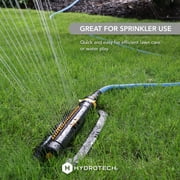 HydroTech FlatJacket 5/8 x 25ft Flexible Garden Hose– Kink-Free, Lightweight, Burst-Proof