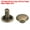 Bronze, variant on 100 Sets Leather Rivets 6x10mm Double Cap Rivets Gold Tone