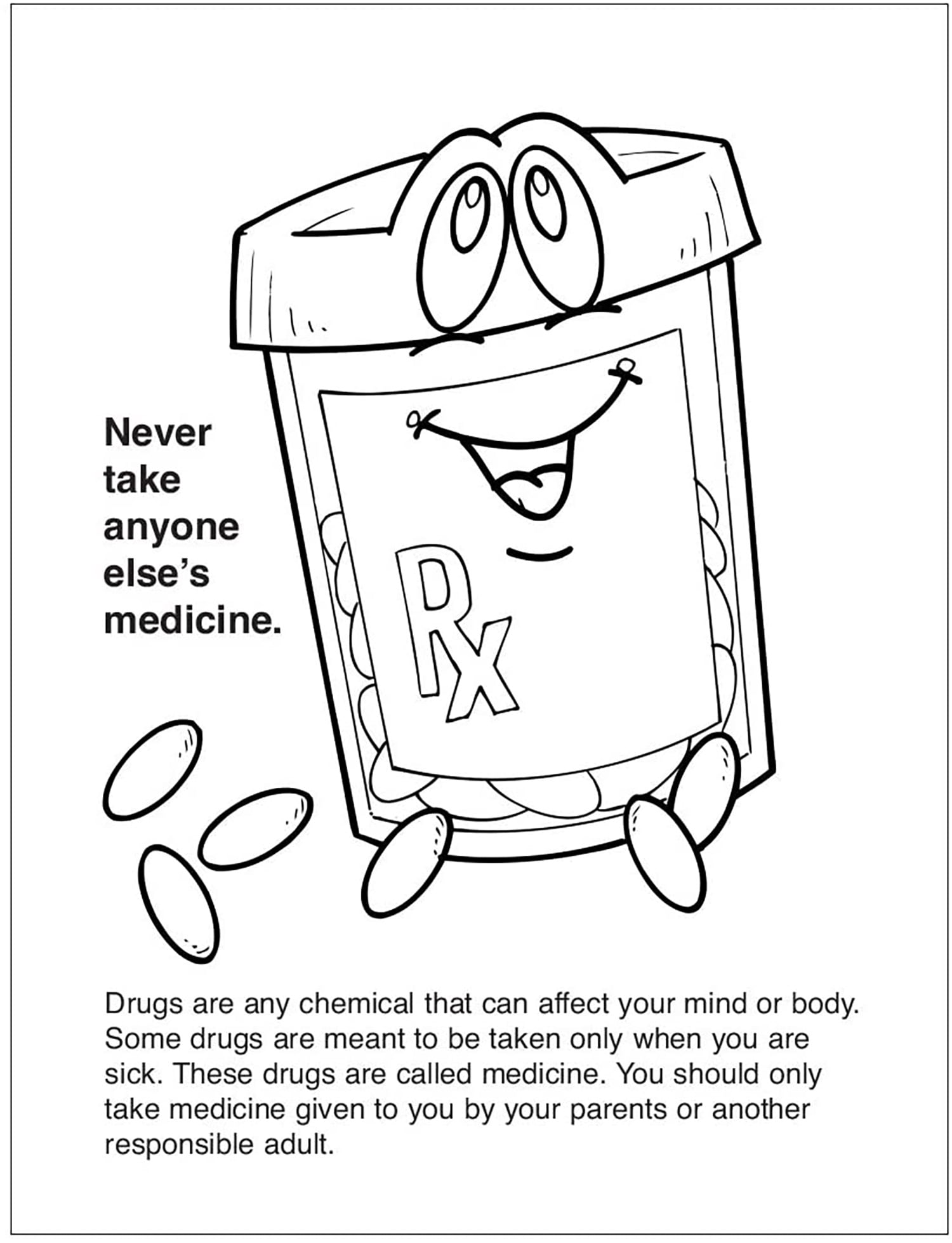 25 Pack - We Don't Need Drugs Kid's Coloring & Activity Books