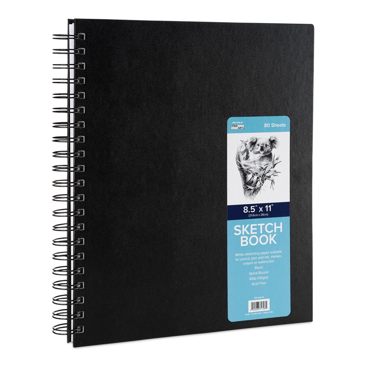 Pro Art Spiral Bound Sketch Book, 80 Sheets - Walmart.com