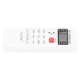 thumbnail image 4 of Accesorio de repuesto para control remoto de aire acondicionado ABS compatible con AUX YKRH/102E blanco, 4 of 14