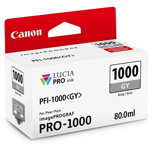 Depósito de tinta Canon CanonInk Lucia PRO PFI-1000 gris individual