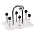 thumbnail image 1 of Escurridor de 6 tazas, soporte para secar tazas, antideslizante, moderno, soporte para tazas boca abajo. Claro, 1 of 9