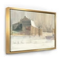 thumbnail image 1 of Hiver à la Ferme - Paysages Toile Encadrée, 1 of 3