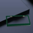 thumbnail image 4 of S SERENABLE Cadre de Plaque Bling en Strass Coloré en Métal Chromé Support pour US Vert, 4 of 8