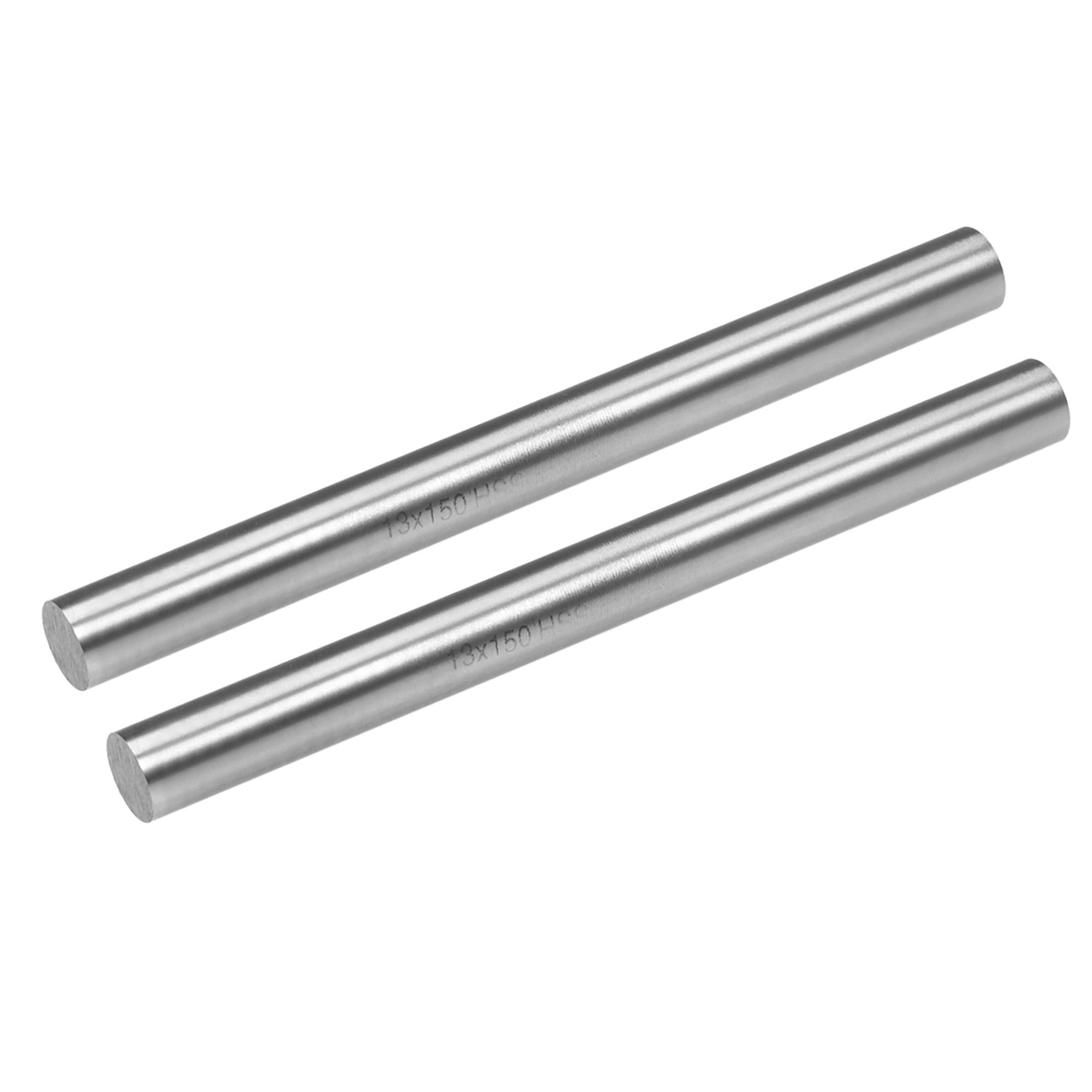 Uxcell 13mm x 150mm HSS Lathe Shaft Bar Stock Tool Round Steel Rod 2 ...