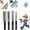 Sliver*4, variant on 2-in-1 Hexagonal Shank Brazing Dry Drilling Specialized Hole Opener,6/8/10/12mm Diamond Hole Saw Kit,Diamonds Cores Drill Bits,Hexagonal Shank Hole Opener Drill Bit,for Tile Glass Marble (Gold*3)