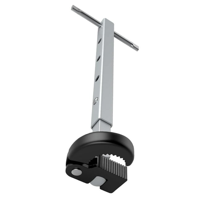 Llave de lavabo, llave de fontanero de mandíbula ajustable, herramienta multifuncional compacta para drenaje de bañera de grifo en espacios reducidos, Llave telescópica mayimx llave de fregadero