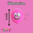 thumbnail image 2 of Birthday Popper 50 Pcs Smiley/Emoji Theme Balloons | Multicolor 12-Inch Latex Balloons | Ideal for Birthday Celebrations and Party Decorations, 2 of 4