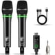 thumbnail image 1 of Micrófono inalámbrico Bietrun XLR recargable de doble metal, 1 of 8