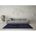 thumbnail image 3 of Ahgly Company Indoor Rectangle Persian Blue Traditional Area Rugs, 7' x 9', 3 of 4