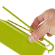 thumbnail image 4 of Organizador de refrigerador, organizador de refrigerador debajo del estante, soportes de caja de estante debajo de los cajones del refrigerador, comida extraíble con asas Adepaton CPB-DE-WX164-3, 4 of 5