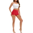 thumbnail image 2 of INSPIRE CHIC Women's High-Waisted Underwear Briefs Tummy Control Butt Lifter Control Panties XXL Red, 2 of 6