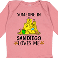 thumbnail image 4 of Inktastic Someone in San Diego Loves Me Boys or Girls Long Sleeve Baby Bodysuit, 4 of 5