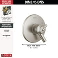 thumbnail image 2 of Delta T17059-PN Trinsic Monitor 17 Series Dual Function Pressure Balanced Valve Trim Only, 2 of 4