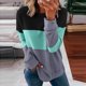 thumbnail image 1 of ICHUANYI Clearance Women's Round Neck Fashion Casual Long Sleeve Print Sweatshirt Tops Blouse(Green, XL) ICHUANYI WER2023081203572, 1 of 4