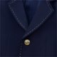 thumbnail image 5 of Odeerbi Chaqueta de Blazer de Chicos y Niñas Con Muesca de Solapa Botón de Metal Blanco Costurado Uniforme Escolar Chaqueta de Traje Formal, 5 of 6