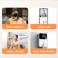 thumbnail image 4 of Smart Wireless Remote Video Doorbell, Home Intercom HD Night Vision WiFi Rechargeable Door Doorbell, 4 of 5