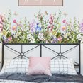 thumbnail image 2 of sweethay Pegatinas de pared de flores impermeables decorativas para plantas, papel tapiz de fondo, calcomanía de PVC, decoración DIY para Decoración del hogar, 2 of 6