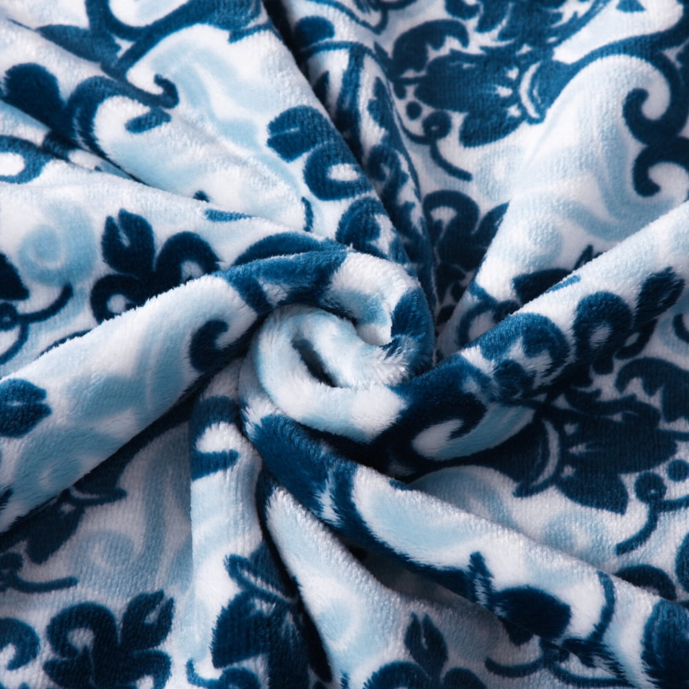 JML Fleece Blanket Throw 50"X60", Luxury Soft Flannel Blanket Suit for Home Bed, Sofa & Dorm