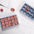 thumbnail image 3 of 2 Tbsp Silicone Freezer Molds - Perfect for Storing Garlic, Ginger, Pesto, Tomato Paste, Lemon Juice, Purees and More - Silicone Food Freezer Tray(Blue 2 Pack), 3 of 6