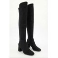 thumbnail image 2 of Women's Square Toe Block Heel Over The Knee Boots, 2 of 6