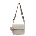 thumbnail image 1 of Bolso de mujer sencillo de color sólido retro, nuevo bolso de hombro ancho con correa de hombro elegante de textura de alta gama de verano 2025, 1 of 5