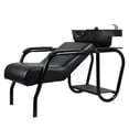 thumbnail image 4 of Lanzxjv Shampoo Bowl with Chair Set Hair Washing Station, Ergonomic Design Backwash Barber Chair Shampoo Bowl Set, Shampoo Bowl Sink Chair for Barbershop Beauty SPA, 4 of 6