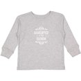 thumbnail image 3 of Inktastic Daughter of the Groom in White Girls Long Sleeve Toddler T-Shirt, 3 of 5