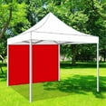 thumbnail image 2 of Darzheoy Instant SunWall for 10'x10' POP up Canopy, Removable One Side Wall Oxford Cloth Instant Canopy Sun Wall for Outdoor, 1 Pack Sidewall Only, Red, 2 of 7