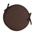 thumbnail image 3 of koolsoo Round Chair Cushion Floor Cushion for Dining Chair Multipurpose Seat Cushion Coffee 38cm, 3 of 9