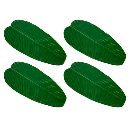 

4Pcs Leaf Coasters Practical Anti-heat Placemats Leaf Shaped Mats for Home