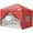 Burgundy, variant on Quictent Privacy 8'x8’Pop up Canopy Tent with Sidewalls Enclosed Instant Gazebo Shelter Waterproof (White)
