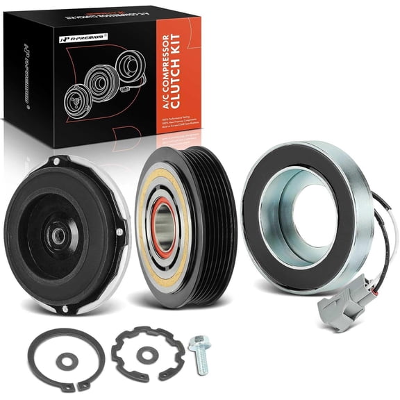 A-Premium Air Conditioner AC Compressor Clutch Kit Compatible with Dodge Dart 2013 2014 2015 2016, 1.4L 2.0L 2.4L
