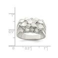 thumbnail image 3 of Mens Nugget Ring in Sterling Silver, 3 of 4