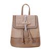 thumbnail image 2 of Bolsa Mochila informal de paja para mujer morral de hombro para adolescentes Ehuebsd morral de viaje de gran capacidad 2022, 2 of 8