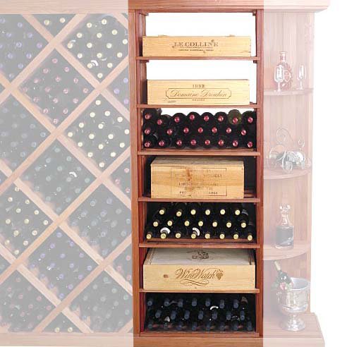 Designer Series 153-Bottle Rectangular Bin &amp; Case Wine Rack - image 1 of 1