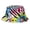 A-C395, variant on Unisex Hat Tie Dye Printed Bucket Hat Stylish Sun Protection Breathable Outdoor Travel Casual Headwear