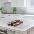 thumbnail image 5 of Clear Coffee Pod Holder Storage Tray 15.75" L X 12.6" W Compatible With Vertuoline Capsule  Drawer Insert Organizer Holds 50 Pods Counter Of Kitchen Home Office, 5 of 6